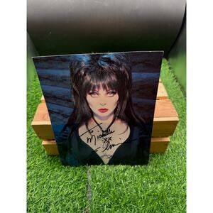 Autographed 8x10 Photo of Cassandra Peterson-Elvira-Address toMichelle